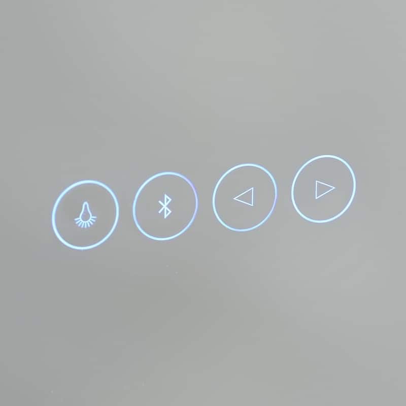 smartLED Illuminated Fog-Free Bathroom Mirror with Built-In Bluetooth Speakers and Dimmer - 24" x 27" - Silver - 24" x 27"