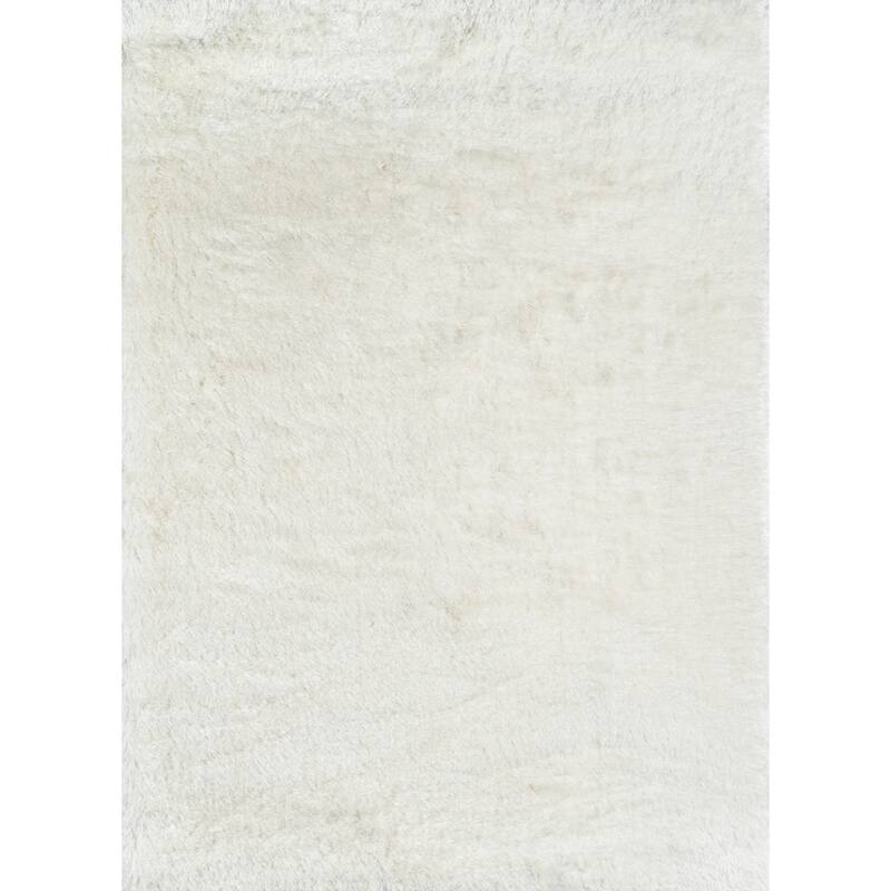 Momeni Enchanted Shag Polyester Contemporary Solid Shag Rug
