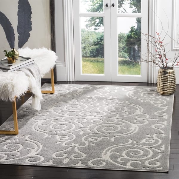 Safavieh Padding Martha Stewart Grey Area Rug; 4' x 6