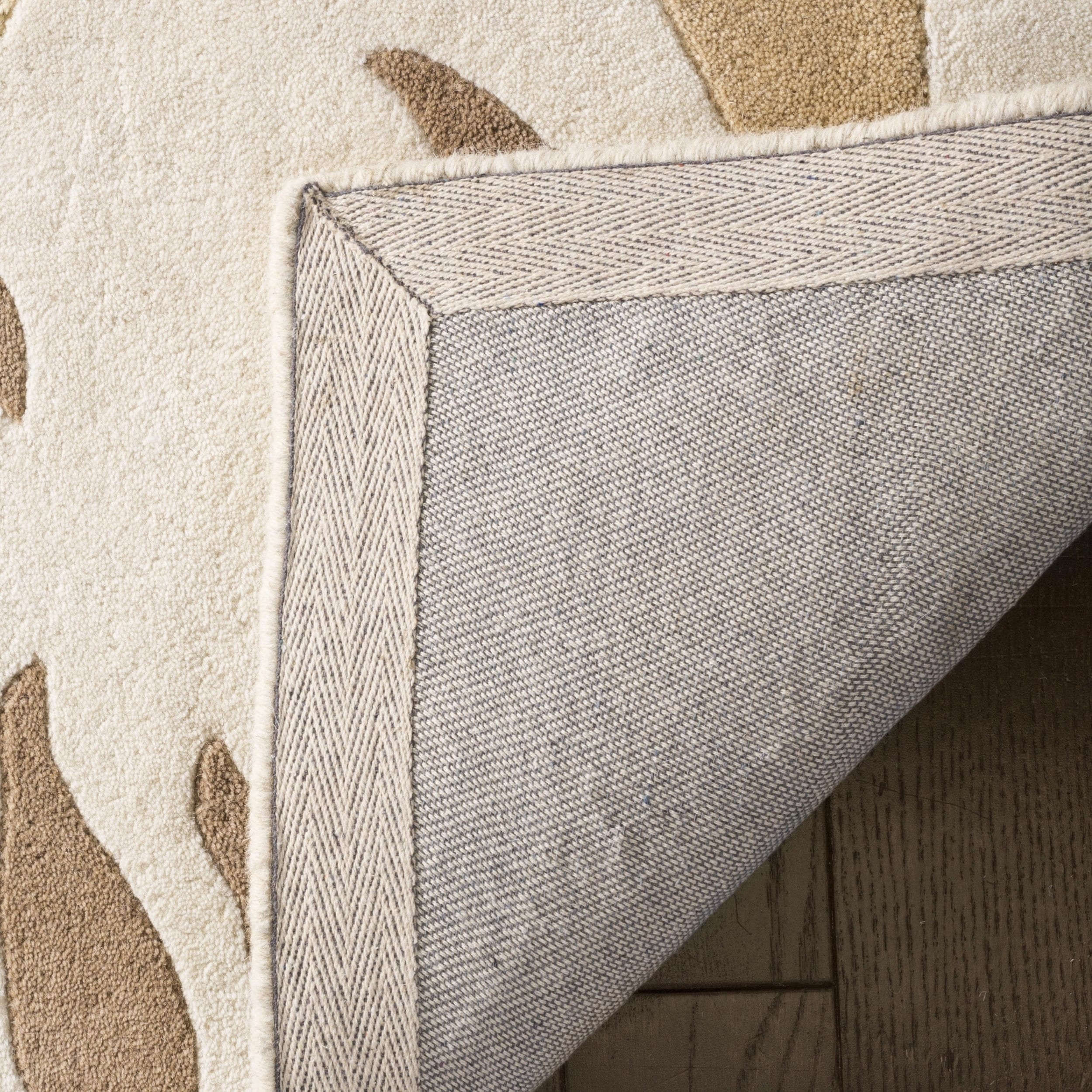 Safavieh Martha Stewart Collection MSR4624A Handmade Charleston Wool Area Rug Natural Twine 4' x 6' Safavieh Martha Stewart Collection MSR4624A Handmade Charleston Wool Area Rug Natural Twine 4' x 6'