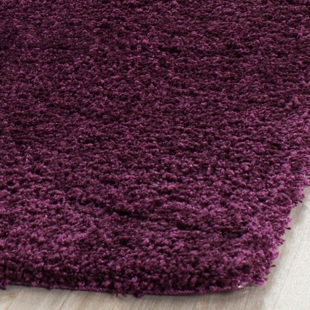 Safavieh California Cozy Plush Purple Shag Rug - 4' x 4' - Bed Bath &  Beyond - 21083756