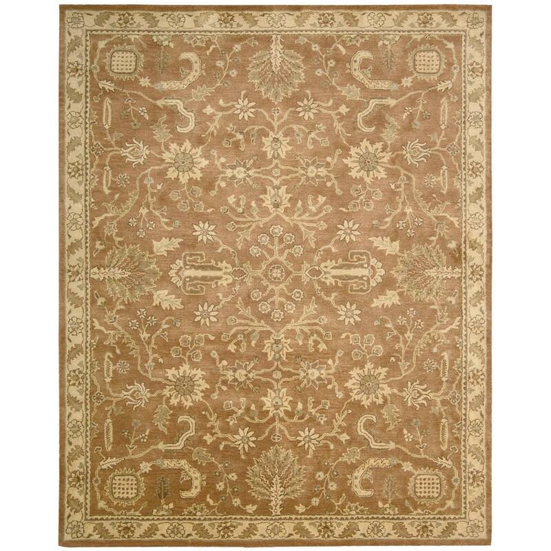 Nourison Jaipur Oriental Bordered Hand-tufted Wool Area Rug
