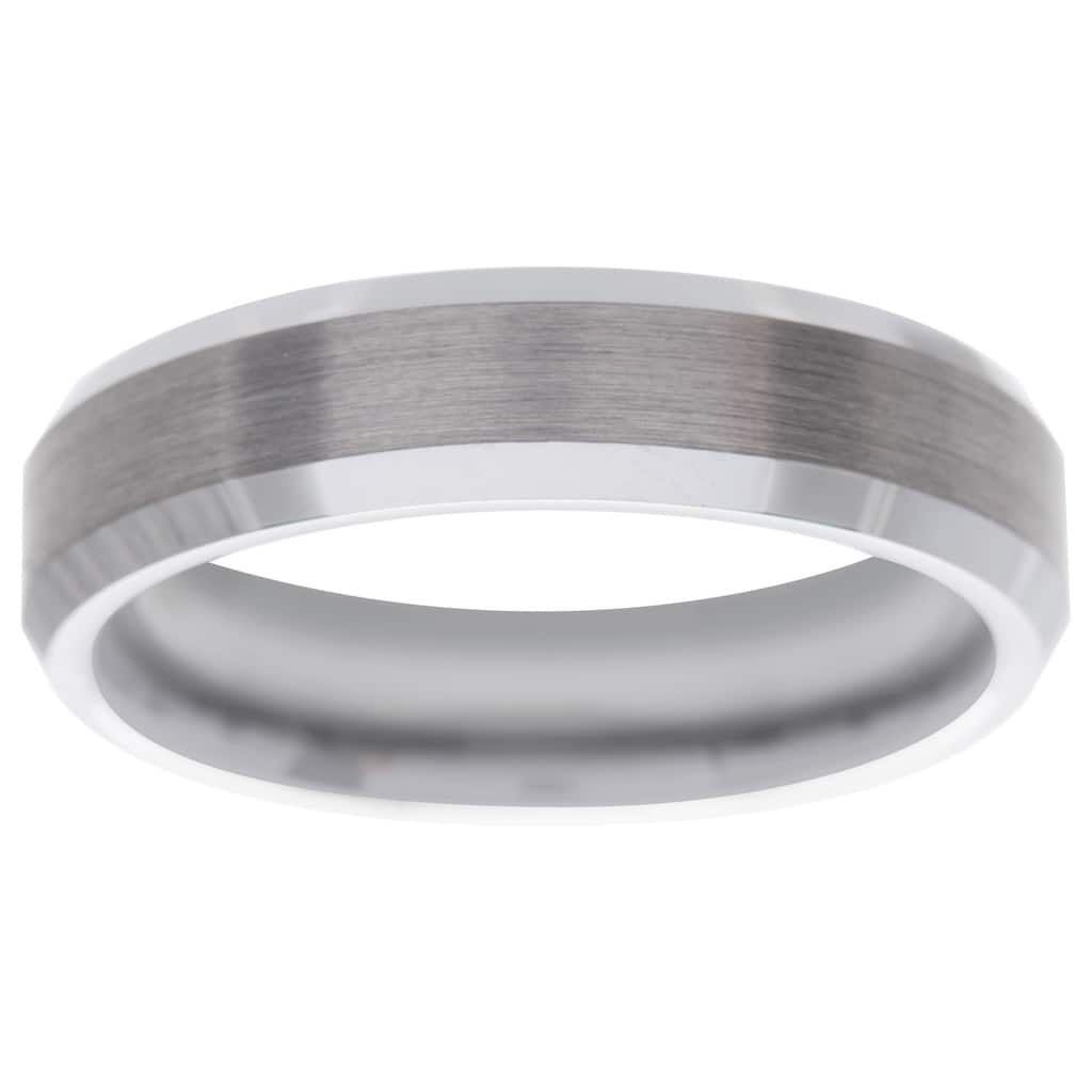 Men's Tungsten Carbide Comfort Fit Band (6 mm)