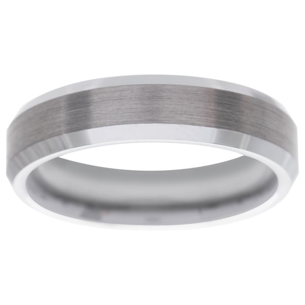 Shop Men's Tungsten Carbide Band (6 mm) - On Sale - Free Shipping Today ...