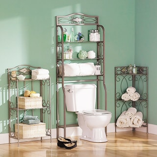 Harper Blvd Reflections Spacesaver Shelves with Diamond Mirror Accent