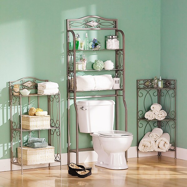 Harper Blvd Reflections Spacesaver Shelves with Diamond Mirror Accent