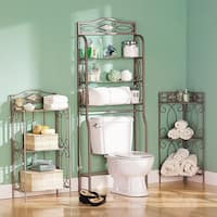 Harper Blvd Reflections Spacesaver Shelves with Diamond Mirror Accent
