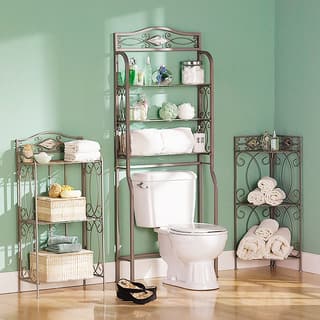 Harper Blvd Reflections Spacesaver Shelves with Diamond Mirror Accent