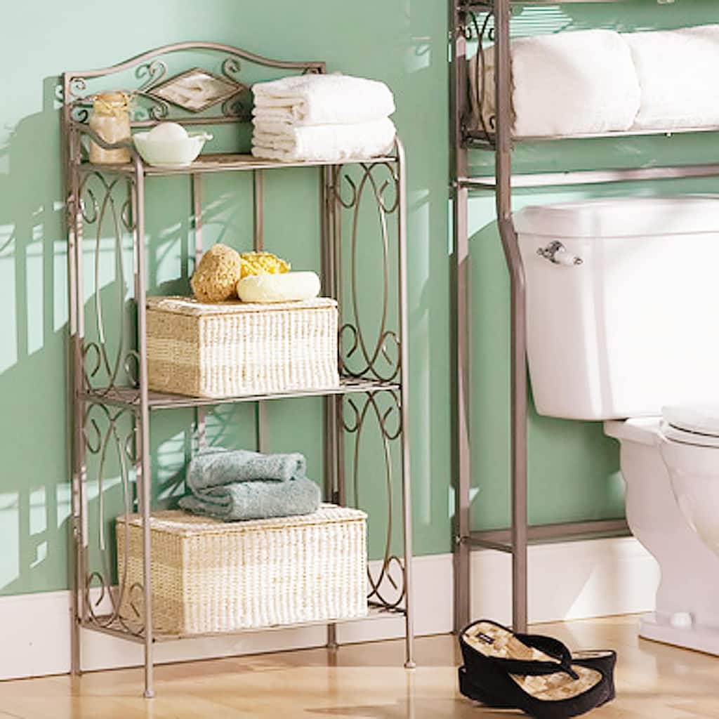 Reflections 3-tier Metal Bathroom Storage Rack