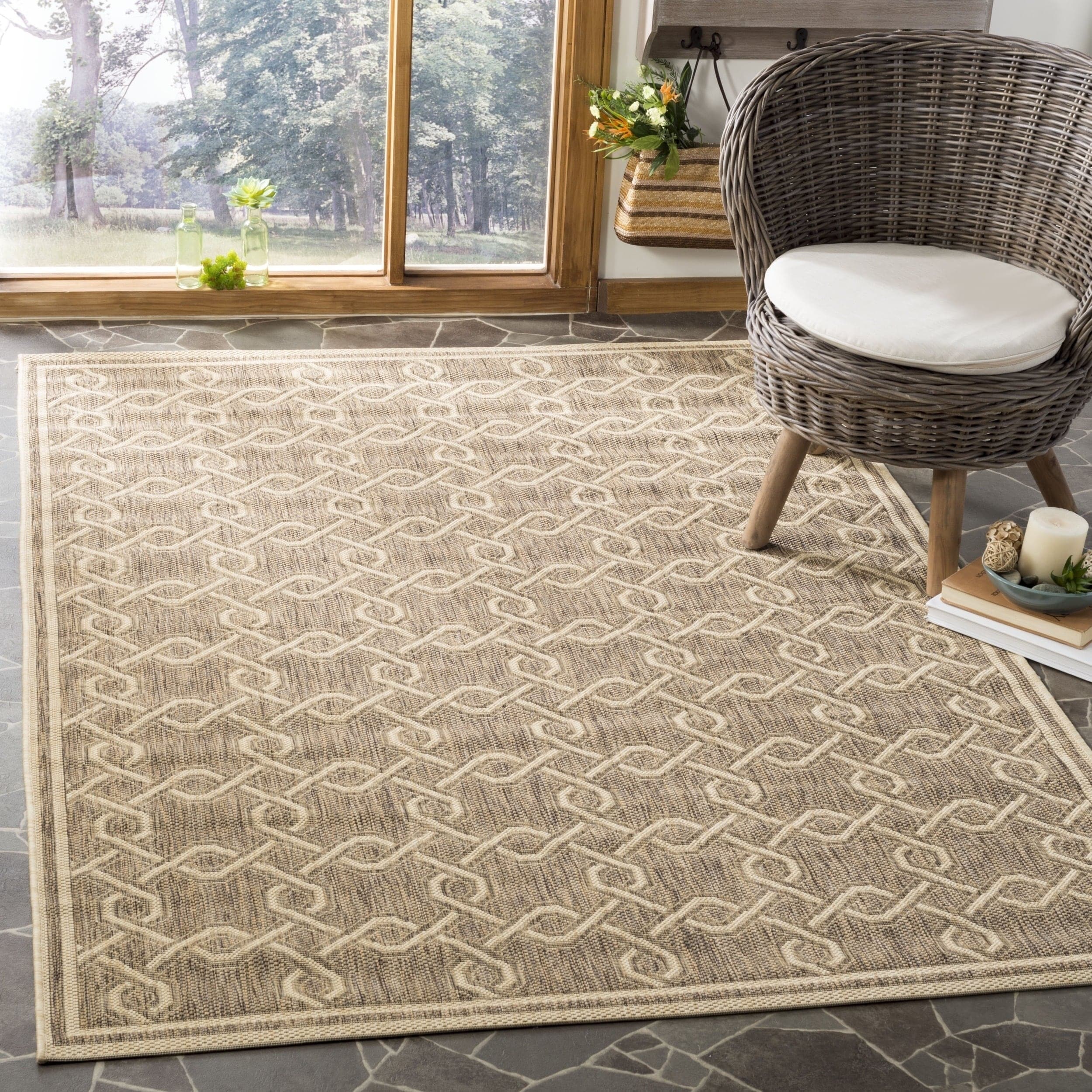 Martha By Safavieh Brown Cream Area Rug Vintage Elegance Is Integral To The Charm Of Reflection Collection Area Rugs From Safavieh Neutral Hues Make Decorating A Breeze And