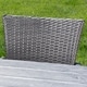 preview thumbnail 6 of 12, Brenner Outdoor Light-Weight ConcreteDining Set with Cushions by Christopher Knight Home