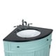 preview thumbnail 4 of 2, 24" Benton Collection Triadsville Blue Corner Bathroom Sink Vanity