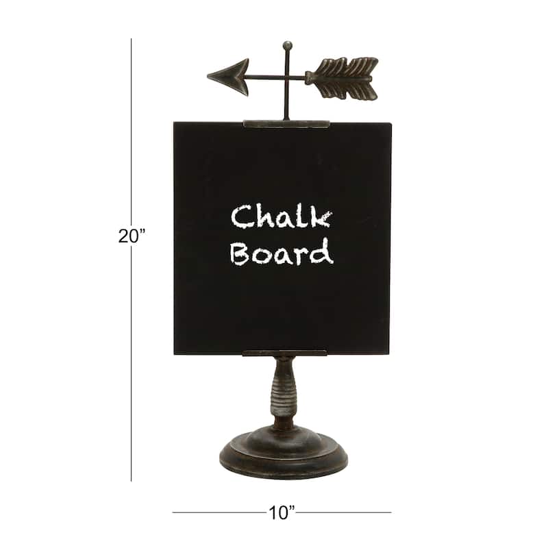 Black Iron Farmhouse Decorative Sign 20 x 10 x 6 - 10 x 6 x 20 - 10 x 6 x 20