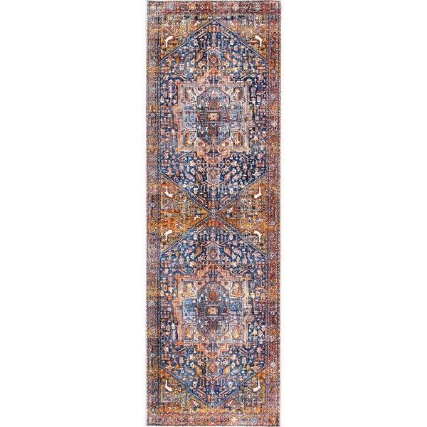Gracewood Hollow Lapointe Medallion Border Area Rug