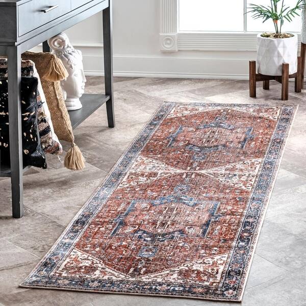 Shop Gracewood Hollow Lapointe Medallion Border Area Rug On Sale