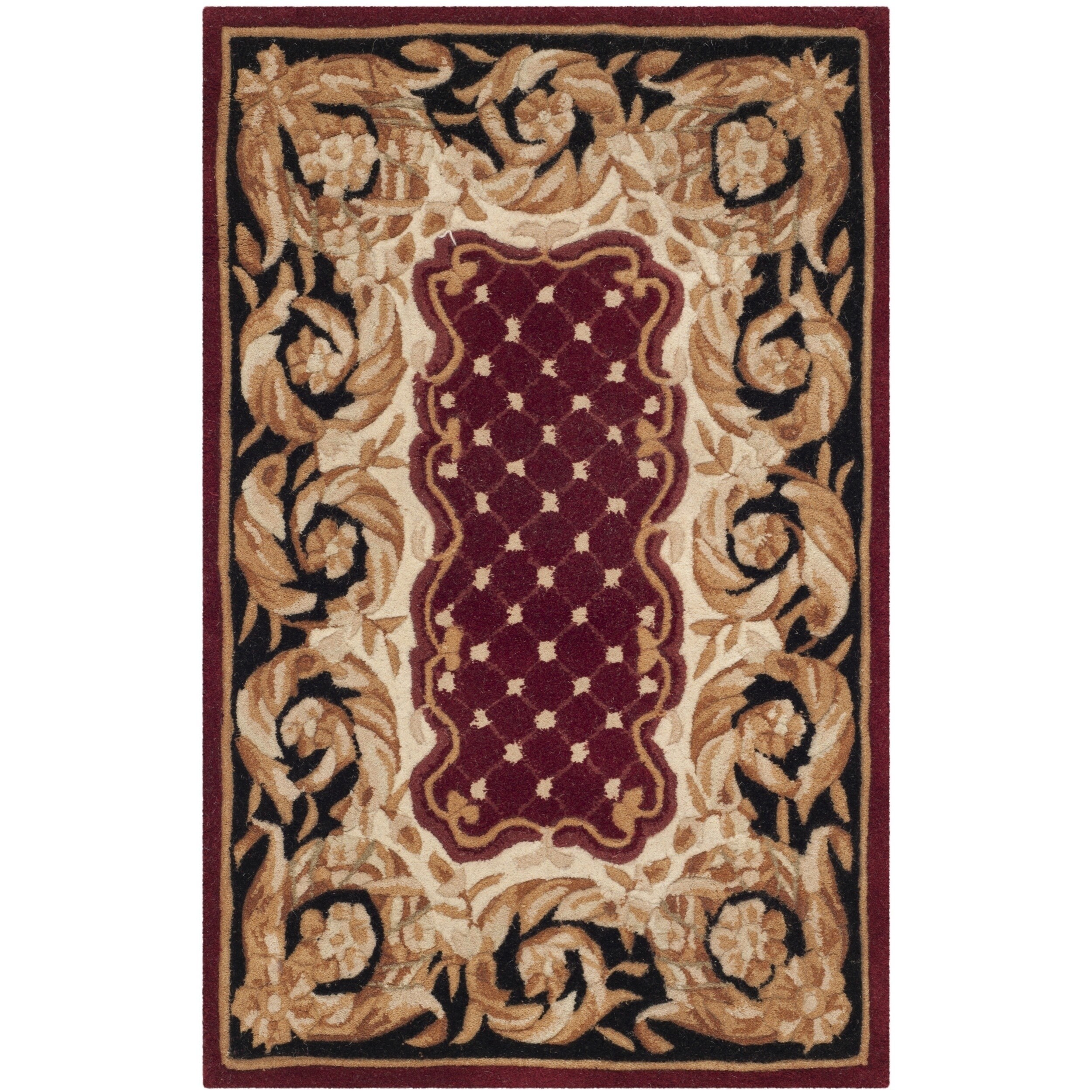 2'6 x 4'6 Safavieh Naples Collection NA706A Handmade Traditional Premium Wool Accent Rug Assorted 2'6 x 4'6 Safavieh Naples Collection NA706A Handmade Traditional Premium Wool Accent Rug Assorted
