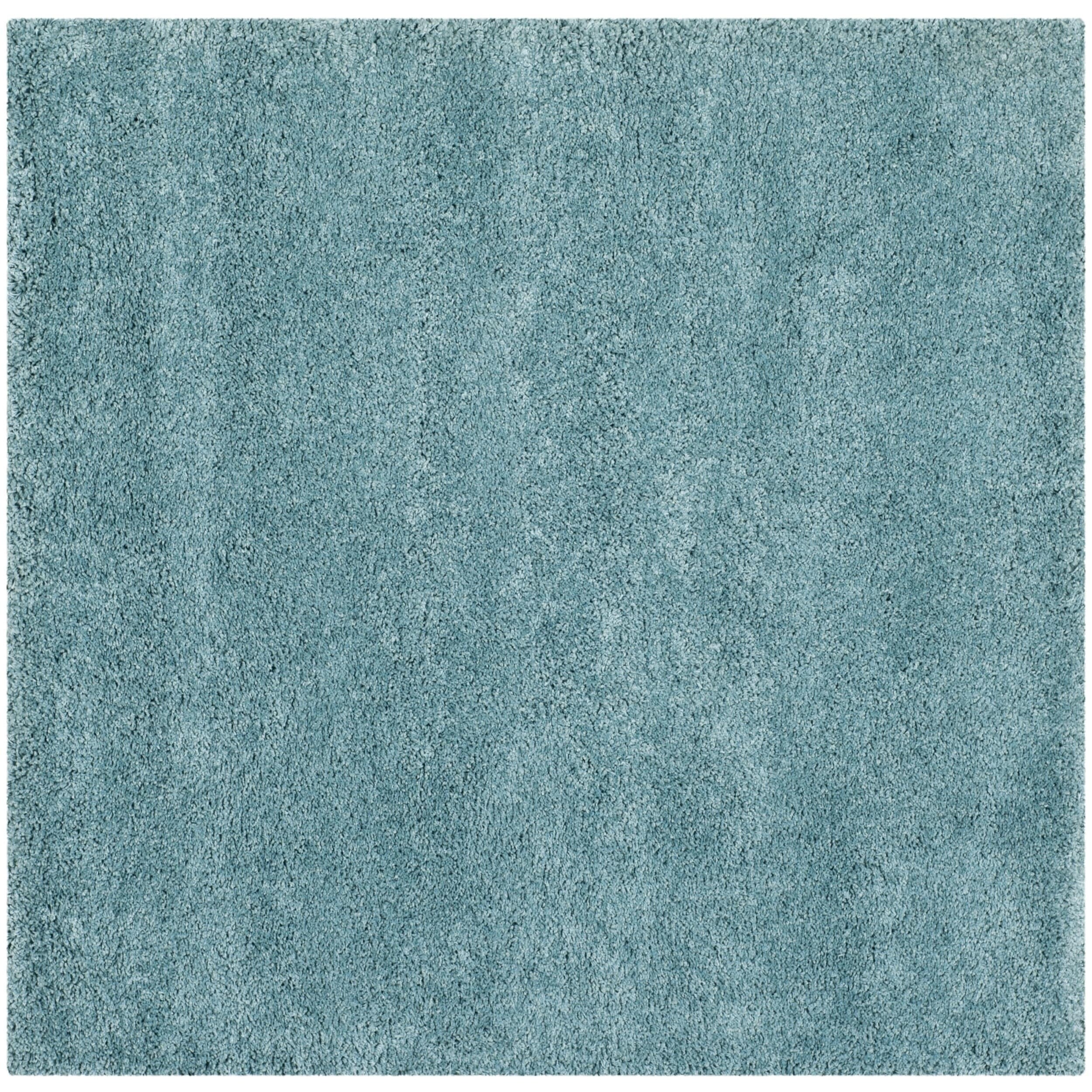 Soft Milan Shag Collection Aqua Blue Area Rug Decor for Home & Office 3' x 5' 