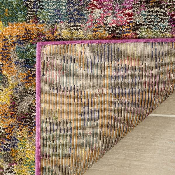 Shop Safavieh Monaco Abstract Watercolor Pink Multi Distressed