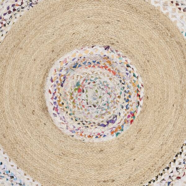 Safavieh HandWoven Cape Cod Ivory/ Light Beige Jute Rug (5' Round) Bed Bath & Beyond 21091774