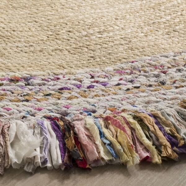 Safavieh HandWoven Cape Cod Ivory/ Light Beige Jute Rug (5' Round) Bed Bath & Beyond 21091774