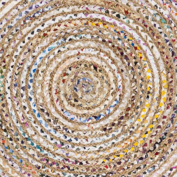 Safavieh HandWoven Cape Cod Ivory/ Light Beige Jute Rug (3' Round) Bed Bath & Beyond 21095060