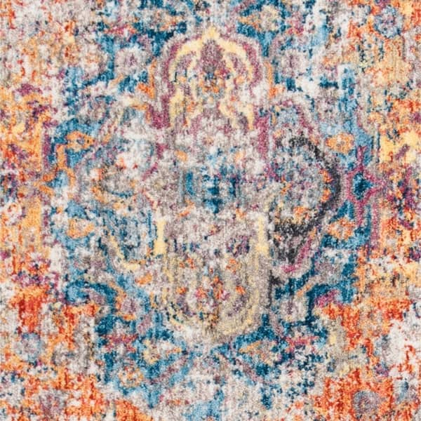 Safavieh Bristol Bohemian Oriental Blue Orange Runner Rug Overstock 21103089