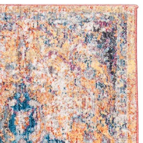 Safavieh Bristol Bohemian Oriental Blue Orange Runner Rug Overstock 21103089