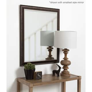 Aldridge Framed Decorative Rectangle Wall Mirror - Bronze