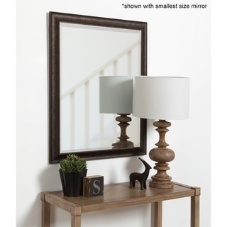 Aldridge Framed Decorative Rectangle Wall Mirror - Bronze