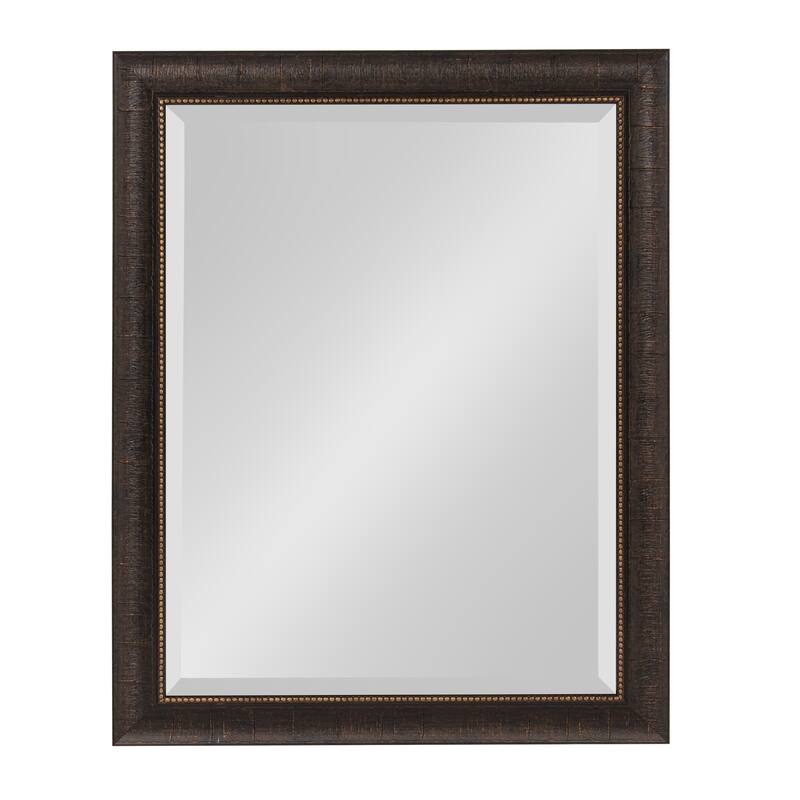 Aldridge Framed Decorative Rectangle Wall Mirror - Bronze - 22x28