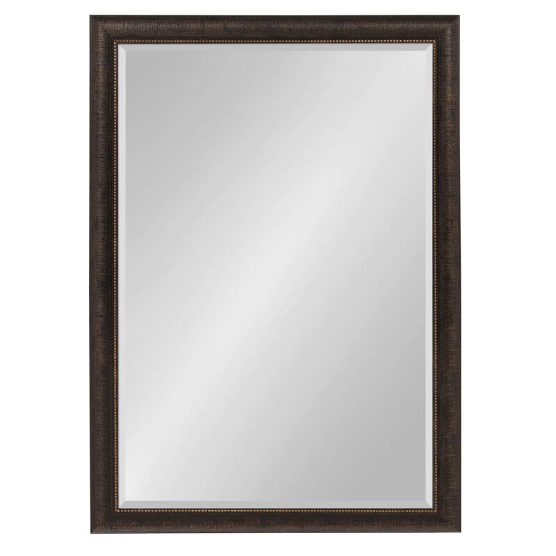 Aldridge Framed Decorative Rectangle Wall Mirror - Bronze - 28x40