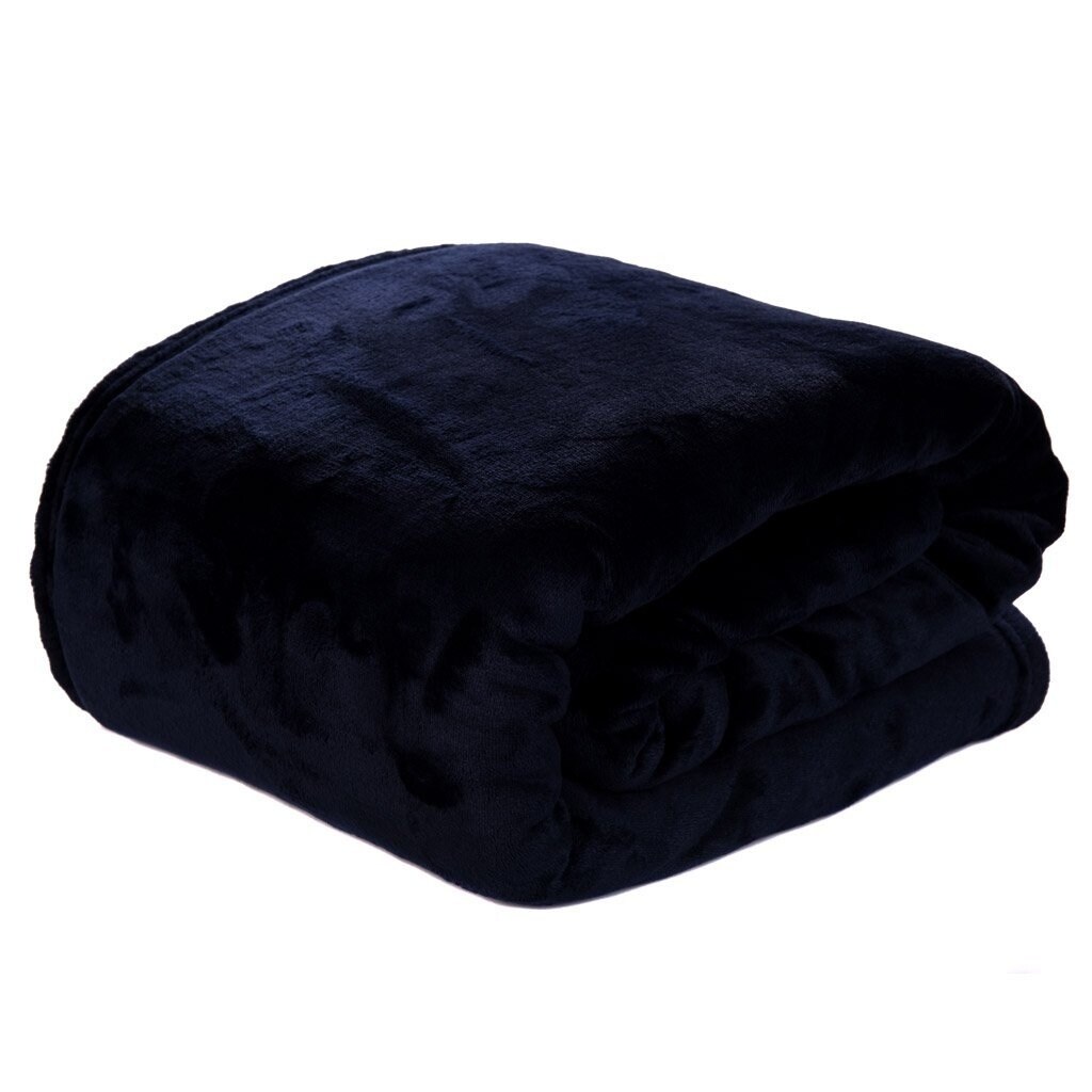HYSEAS Velvet Plush Blanket,Fleece Bed Throw Blanket,Queen,Navy Blue -  Overstock - 21107162