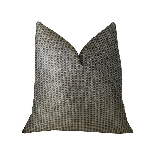 Plutus Bellevue Brown Handmade Decorative Throw Pillow