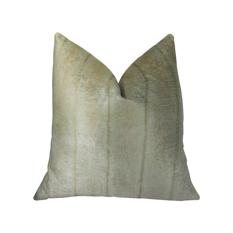 Plutus Lavish Mink Ivory Off White Handmade Decorative Throw Pillow ...