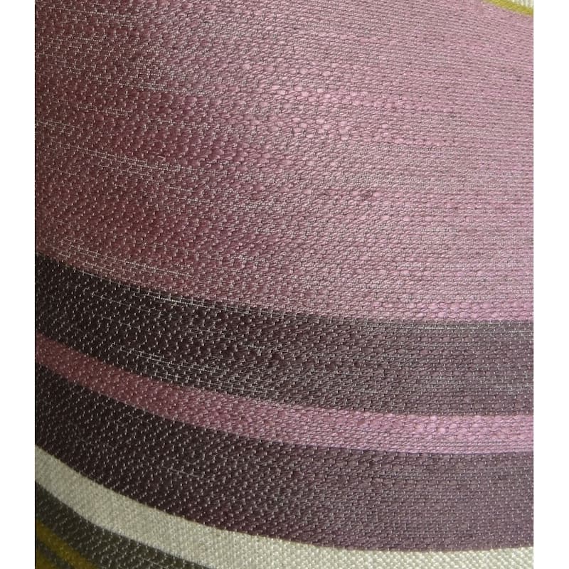 Plutus Acai Crush Berry Olive and Cream Handmade Decorative Throw Pillow