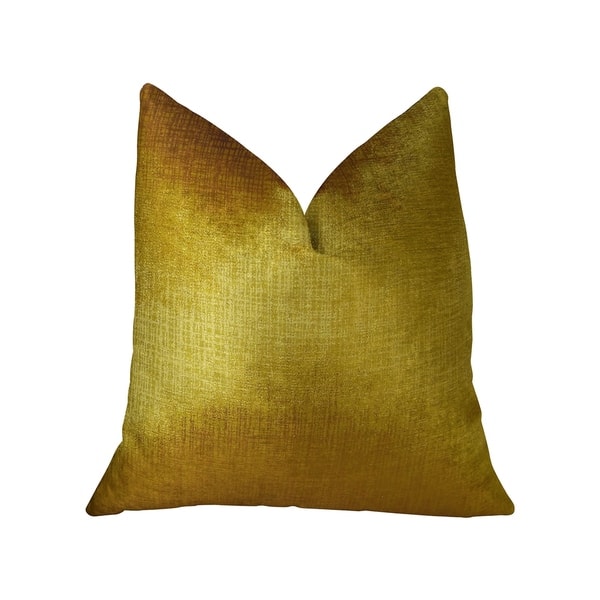 Plutus Golden Bijou Gold Handmade Decorative Throw Pillow - On Sale - Bed  Bath & Beyond - 21107889