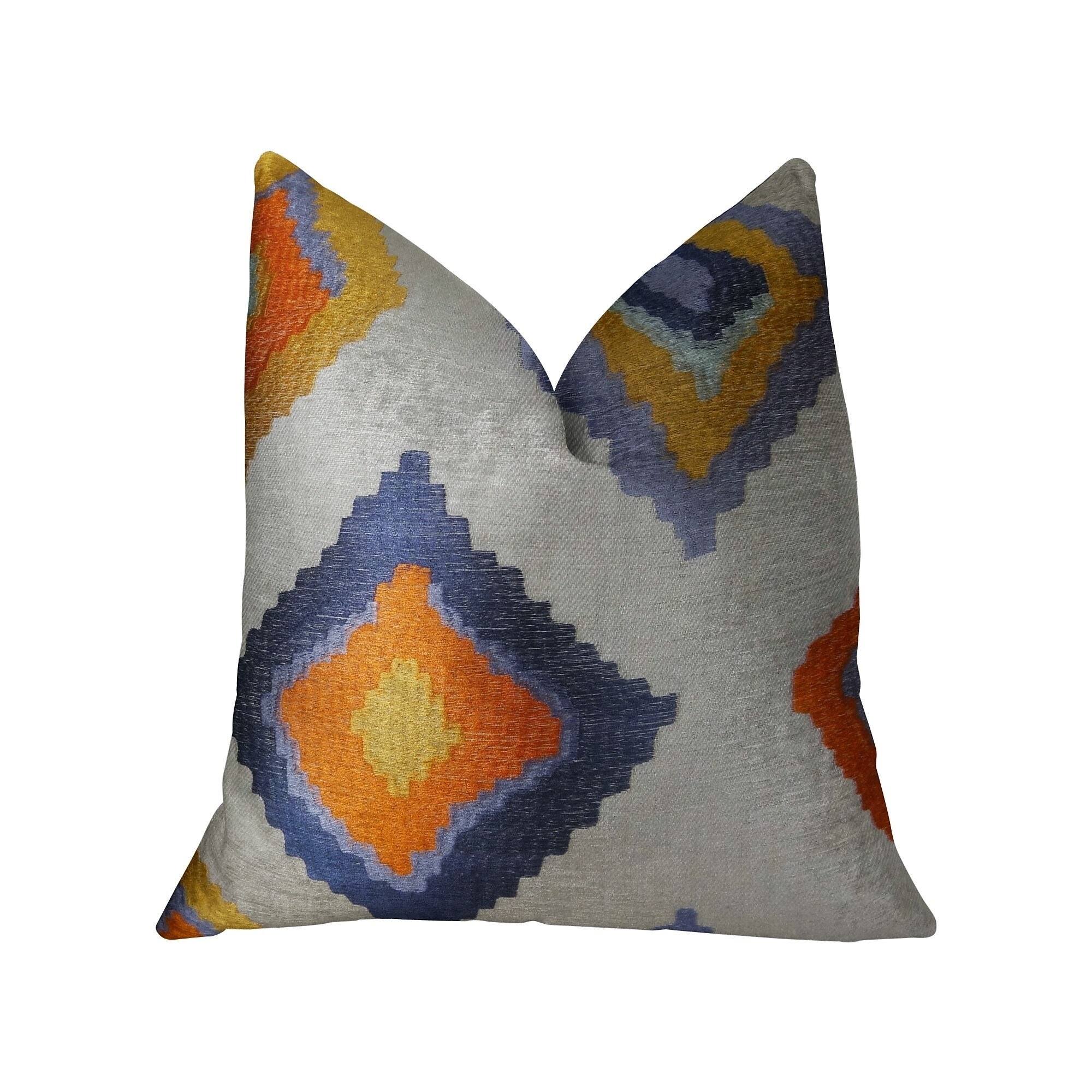 Shop Plutus Isabeau Purple Orange And White Handmade Decorative