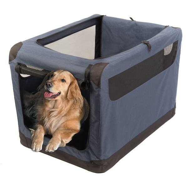 Shop Favorite 36 Soft Sided Pet Carrier 2 Doors Indoor Outdoor Dog Kennel Travel Vet Visit Collapsible Soft Dog Crate Overstock 21108717