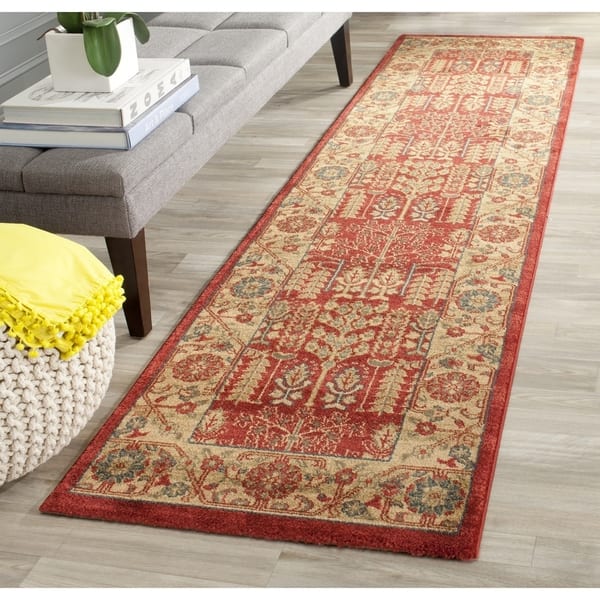 Shop Safavieh Mahal Red Natural Area Rug Runner Rug Free