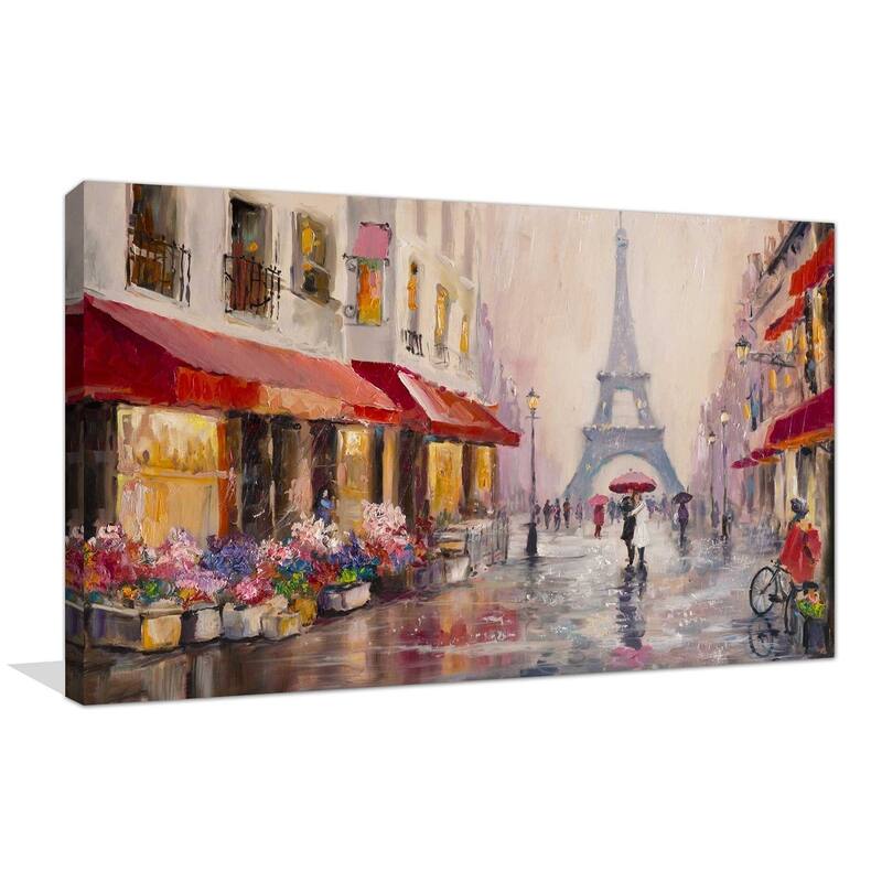 "Paris, France" Framed Print on Canvas