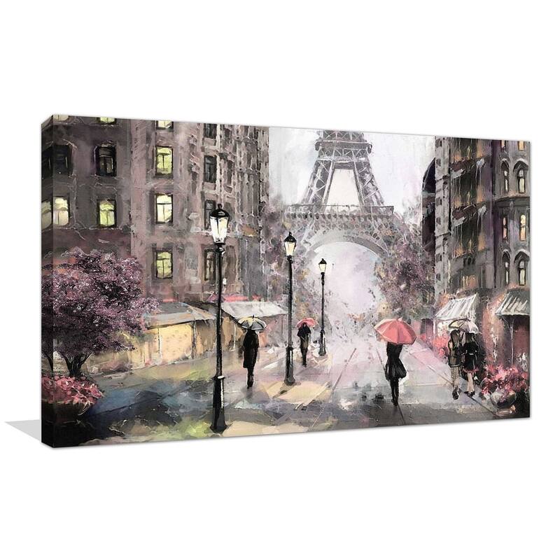 "Paris Streets II" Canvas Wall Art