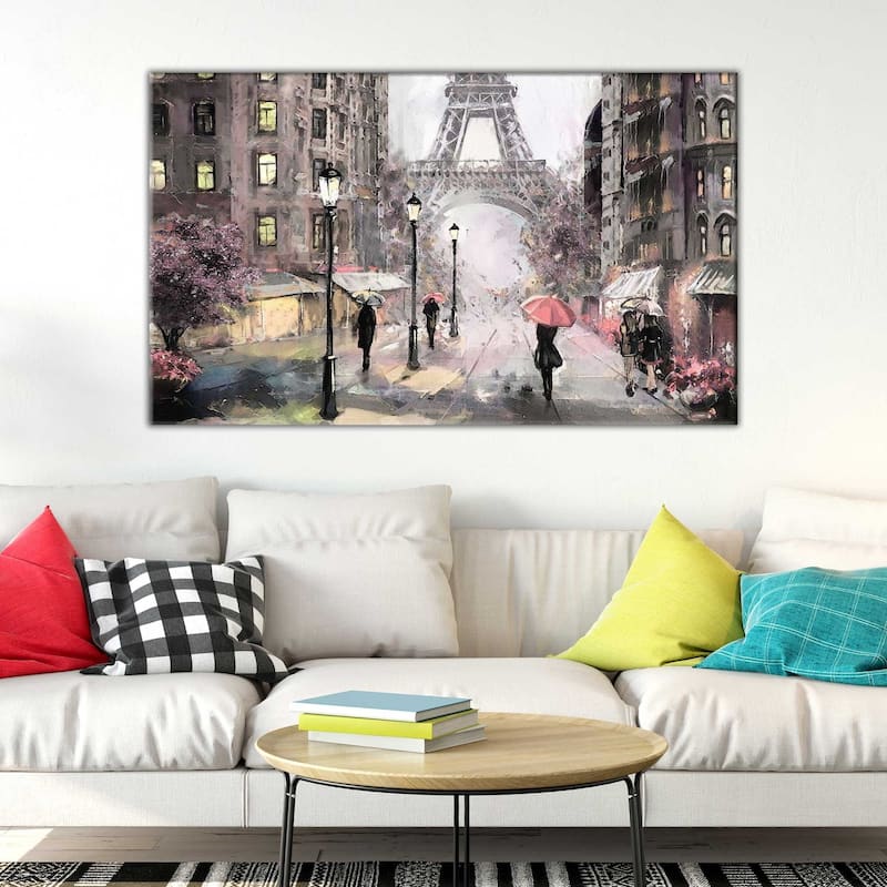 "Paris Streets II" Canvas Wall Art