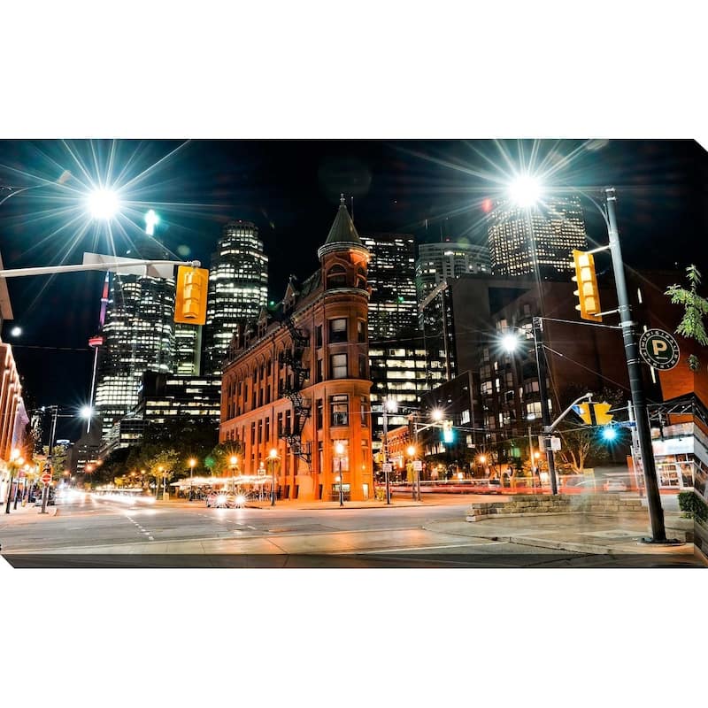 "City Streets" Framed Print on Canvas