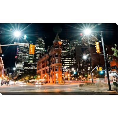 "City Streets" Framed Print on Canvas