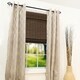 preview thumbnail 2 of 4, Radiance Cordless Cocoa Havana Flatweave Bamboo Roman Shade