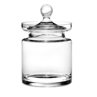 Majestic Gifts European High Quality Glass Candy/ Cookie Jar, 8"Height