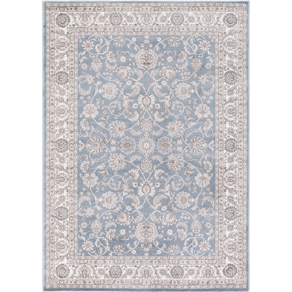 Shop Concord Global Kashan Izmir Blue Area Rug - 3'3