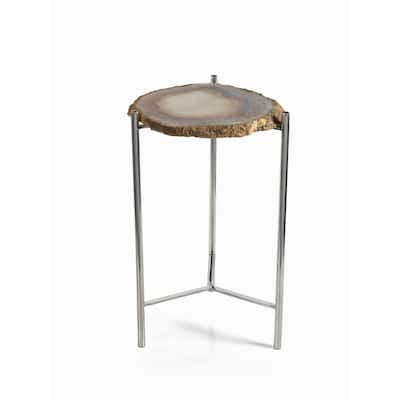 "Savona" 21" Tall Accent Table, Agate