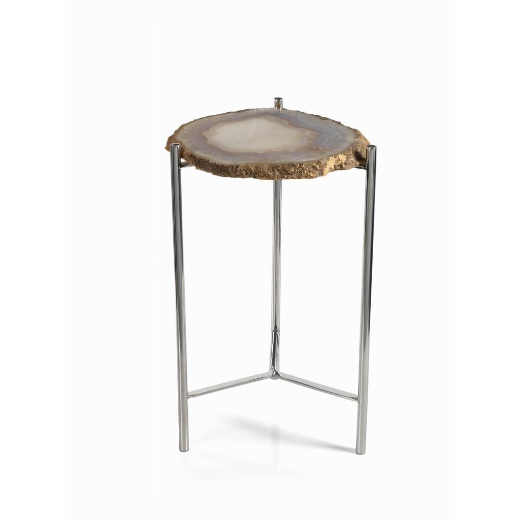 "Savona" 21" Tall Accent Table, Agate