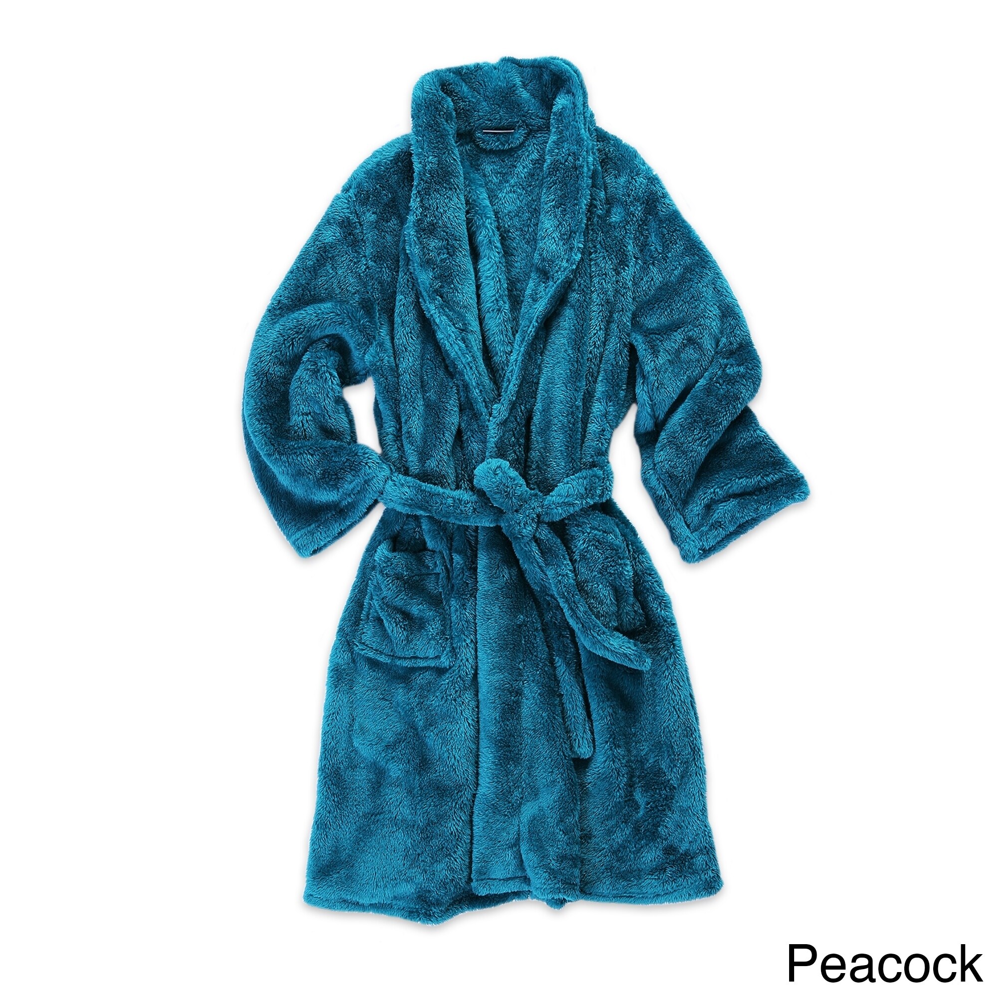 Fluffy Shawl Robe Large Berkshire Blanket Juniper Stone